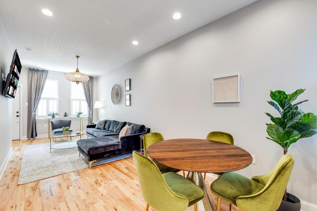 フィラデルフィアTrendy Fairmount Gem-5 Star Location, Roof Deck, Parking, Gr8 For Familiesアパートメント エクステリア 写真
