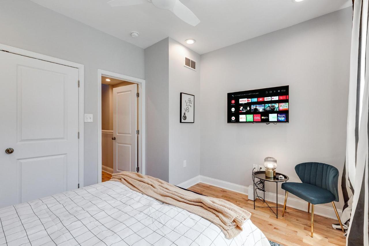 フィラデルフィアTrendy Fairmount Gem-5 Star Location, Roof Deck, Parking, Gr8 For Familiesアパートメント エクステリア 写真